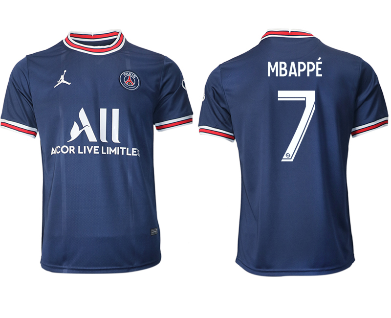 Paris Saint-Germain home aaa version 7# 2021/22 Soccer Jersey